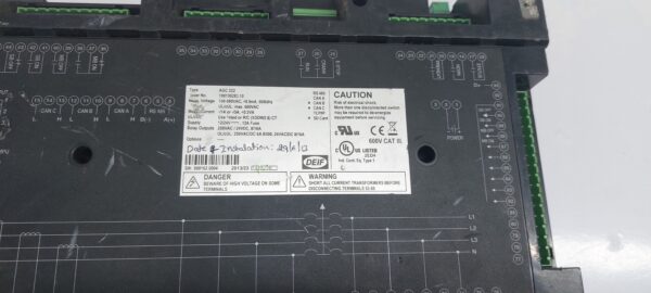 DEIF MULTI-LINE AGC 200 ADVANCED GENSET CONTROLLER AGC222 - Image 9