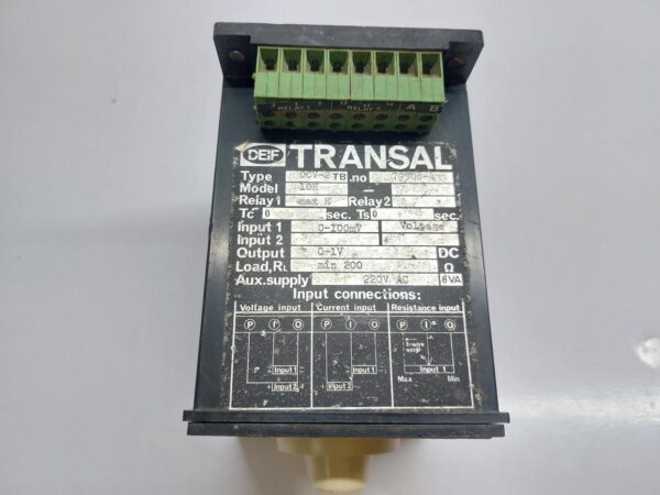 DEIF TRANSAL DCV-2TB PROTECTION RELAY CONTROLLER