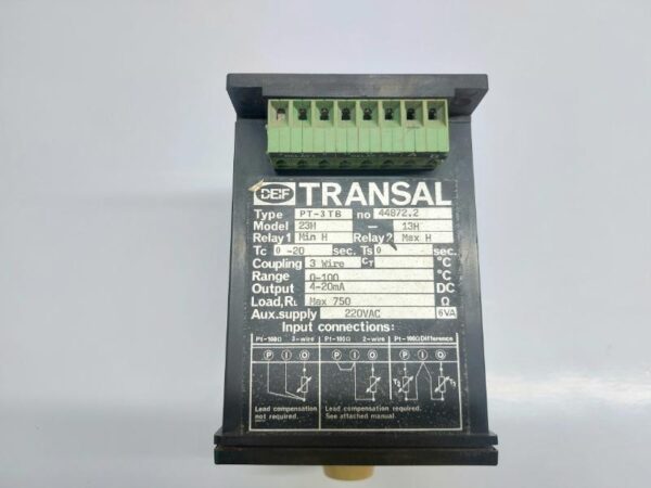 DEIF TRANSAL PT-3TB PROTECTION RELAY AND CONTROLLER