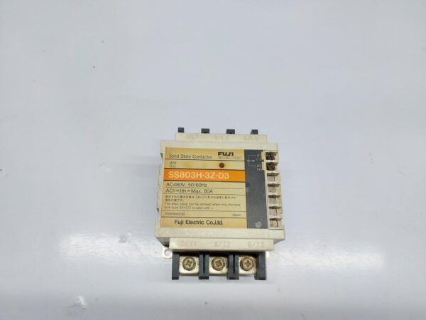 FUJI ELECTRIC SS803H-3Z-D3 SOLID STATE CONTACTOR