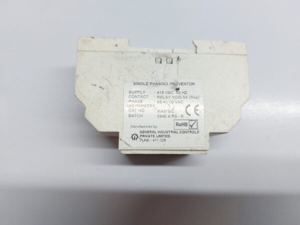 GIC MA51BC SINGLE PHASING PREVENTOR - Image 7