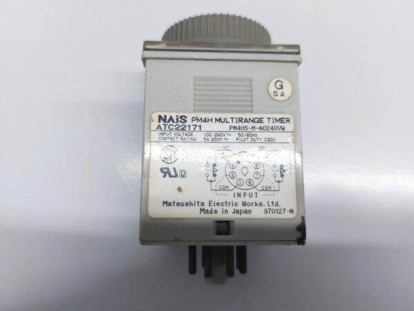 MATSUSHITA NAIS PM4H MULTIRANGE TIMER ATC22171