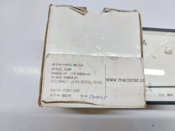 MECO SQ96 PANEL METER