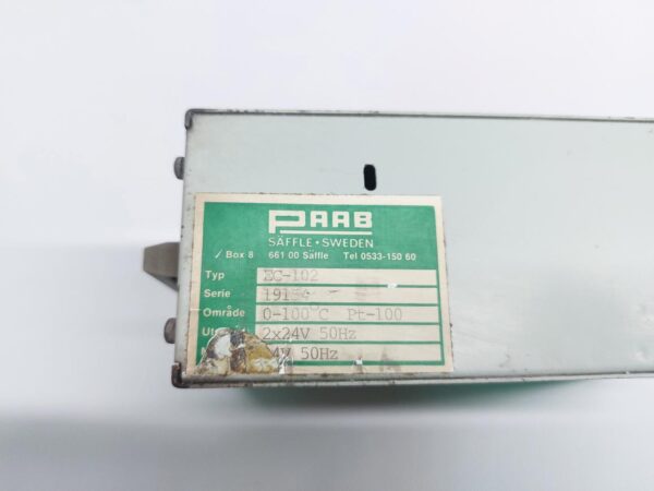 PAAB AUTOMATION E-PLUS EC-102 TEMPERATURE CONTROLLER