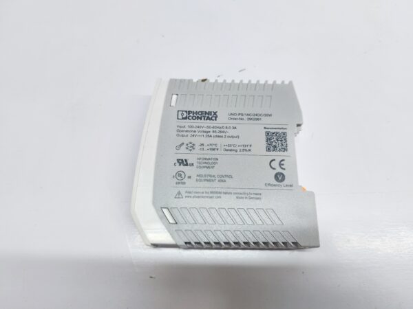 PHOENIX CONTACT UNO-PS/1AC/24DC/30W POWER SUPPLY 2902991 - Image 4