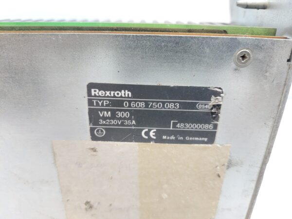 REXROTH VM300 POWER SUPPLY MODULE 0608750083