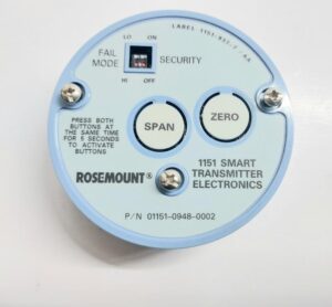 ROSEMOUNT 1151 SMART TRANSMITTER ELECTRONICS 01151-0948-0002