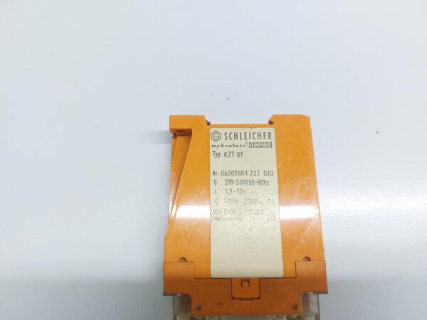 SCHLEICHER KZT 01 TIME RELAY 06001884-222 010