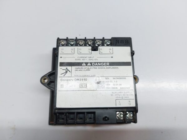 SCHNEIDER ELECTRIC CONZERV DM3110 SINGLE PHASE VOLTMETER - Image 6