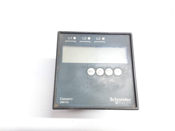 SCHNEIDER ELECTRIC CONZERV DM6100 DIGITAL POWER METER