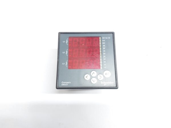 SCHNEIDER ELECTRIC CONZERV EM6433 DIGITAL ELECTRICAL POWER & ENERGY METER