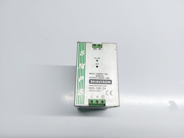 SHAVISON G31-120-24 POWER SUPPLY 24VDC,5.0A