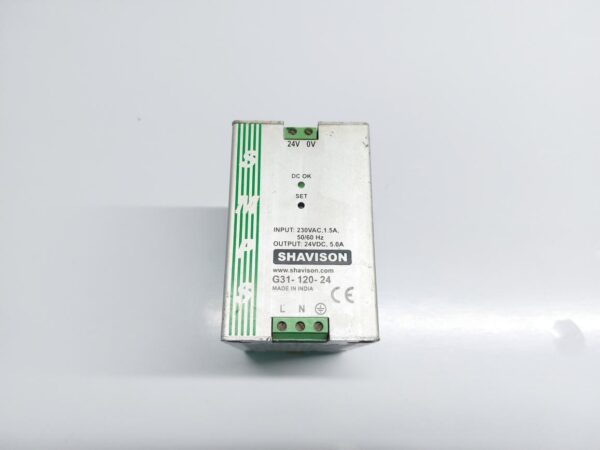 SHAVISON G31-120-24 POWER SUPPLY 24VDC,5.0A