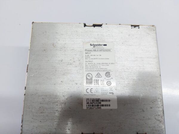 SHCNEIDER ELECTRIC PHASEO ABL8WPS24200 POWER SUPPLY