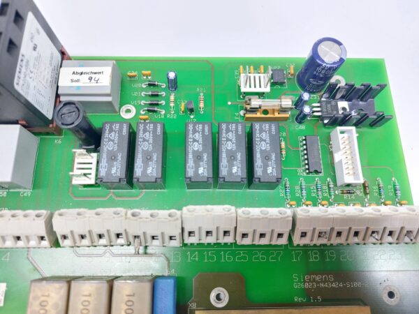 SIEMENS G26023-N43424-S100-2 PCB CARD B&K IO PLATINE V1B - Image 6