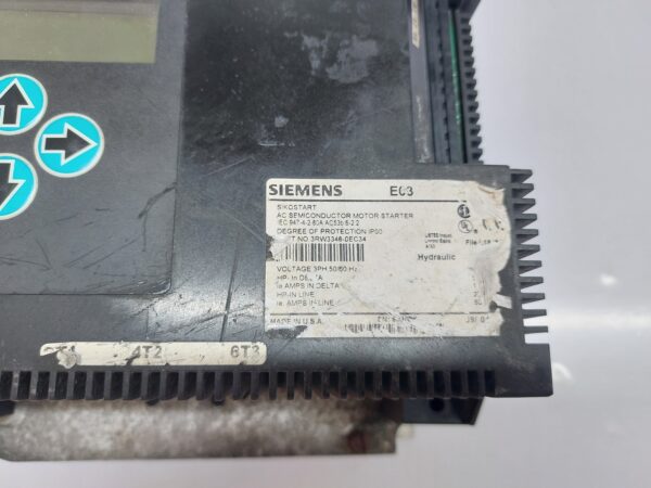 SIEMENS SIKOSTART 3RW3346-0EC34 AC SEMICONDUCTOR MOTOR STARTER - Image 6