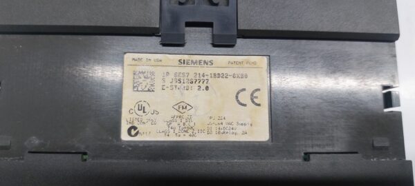 SIEMENS SIMATIC S7-200 214-1BD22-0XB0 COMPACT UNIT