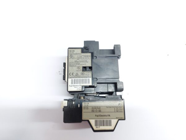 FUJI ELECTRIC SC-03 CONTACTOR WITH TR-0N OVERLOAD RELAY