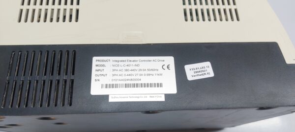 SUZHOU INOVANCE NICE-L-C-4011-IND INTEGRATED ELEVATOR CONTROLLER AC DRIVE - Image 9