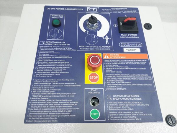 DBI SALA 9504786 POWERED CLIMB ASSIST SYSTEM 9502626 REV.E