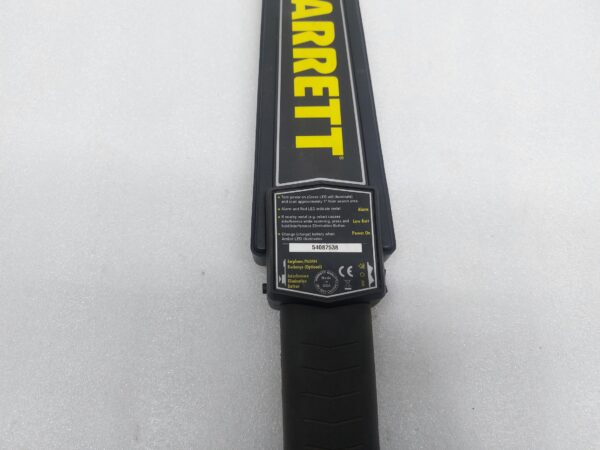 GARRETT 1165190 SUPER SCANNER V VIBRATING OR AUDIBLE ALARM HAND-HELD METAL DETECTOR