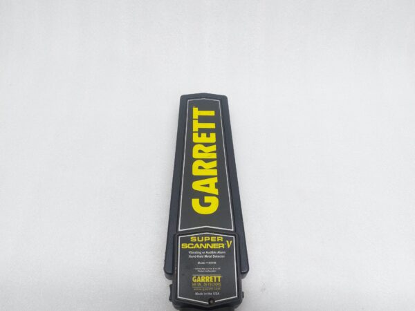 GARRETT 1165190 SUPER SCANNER V VIBRATING OR AUDIBLE ALARM HAND-HELD METAL DETECTOR