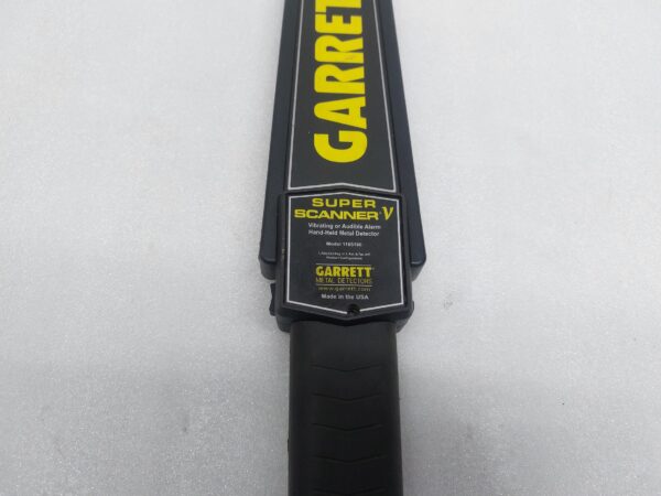 GARRETT 1165190 SUPER SCANNER V VIBRATING OR AUDIBLE ALARM HAND-HELD METAL DETECTOR