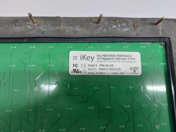 IKEY PMU-5K-USB PANEL MOUNT KEYBOARD P3-F24R3-2