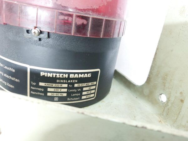 PINTSCH BAMAG KRNW 220R WARNING LIGHTS WITH SIREN