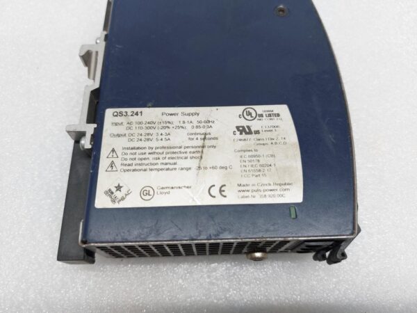 PULS QS3.241 DIN-RAIL POWER SUPPLY