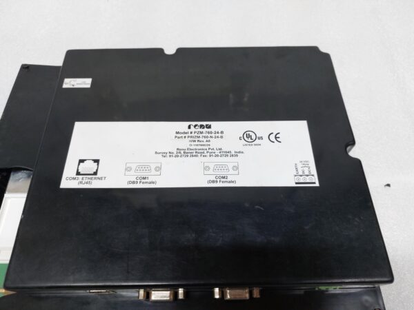 RENU ELECTRONICS PZM-760-24-B TOUCH SCREEN OPERATOR PANEL PRIZM-760-N-24-B BODY DAMAGED
