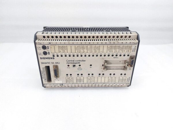 SIEMENS SIMATIC S5 101U 6ES5 101-8UA12 CENTRAL CONTROLLER