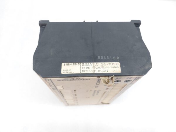 SIEMENS SIMATIC S5 101U EXPANSION UNIT 6ES5 101-8UC11