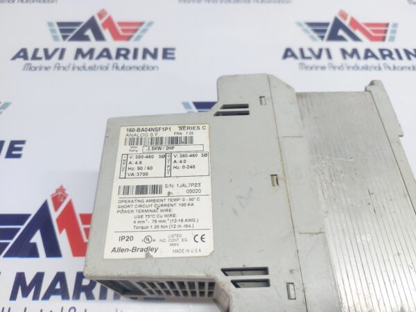 ALLEN-BRADLEY 160-BA04NSF1P1 VARIABLE SPEED DRIVE