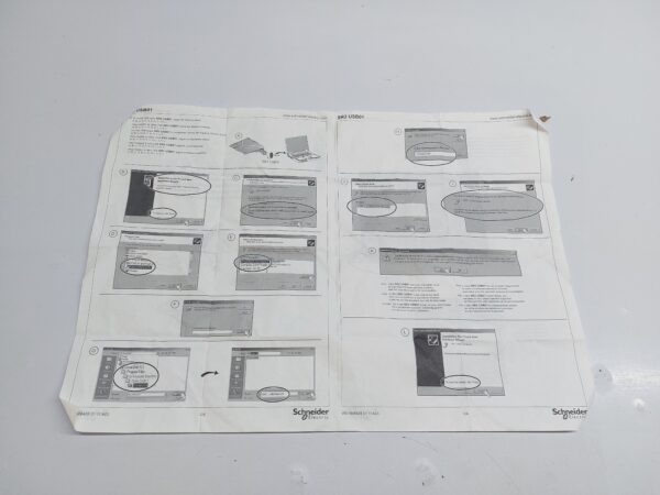 SCHNEIDER ELECTRIC SR2 USB01 USB PROGRAMMABLE CABLE ZELIO-920400