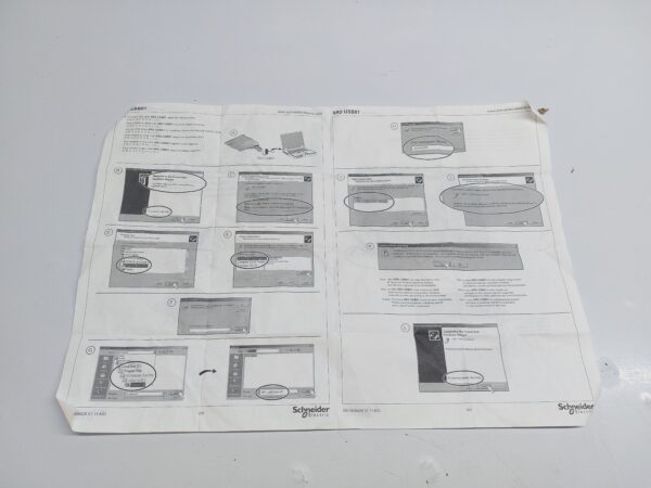 SCHNEIDER ELECTRIC SR2 USB01 USB PROGRAMMABLE CABLE ZELIO-920400