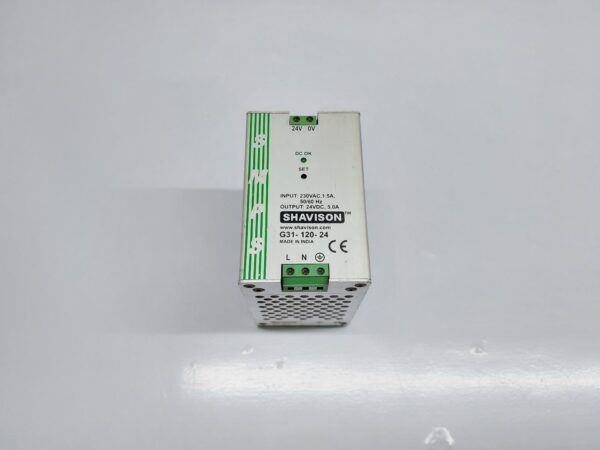 SHAVISON G31-120-24 POWER SUPPLY 24VDC,5.0A